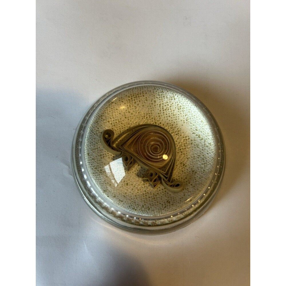 Vintage Decorative Glass Paperweight